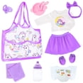 thumbnail image 1 of Set de ropa y accesorios para muñecas UNICORN ELEMENT 16-18", 1 of 7