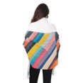 thumbnail image 4 of FORMRS Womens Scarf Winter Soft Long Big Warm Shawls Wrap Tassel Scarves, Color Striped, 4 of 9