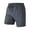 Grey, variant on Awwp Men's Swim Shorts with Pockets Elastic Waist Lightweight 5 Inch Board Shorts Bathing Suits Beach Swimwear Black Size: L