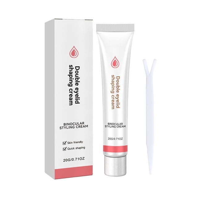 Pestañas naturales, pestañas postizas, pestañas cortas, pestañas postizas de visón tenues, crema moldeadora de párpados dobles, crema moldeadora de párpados dobles de larga duración, 20 g.
