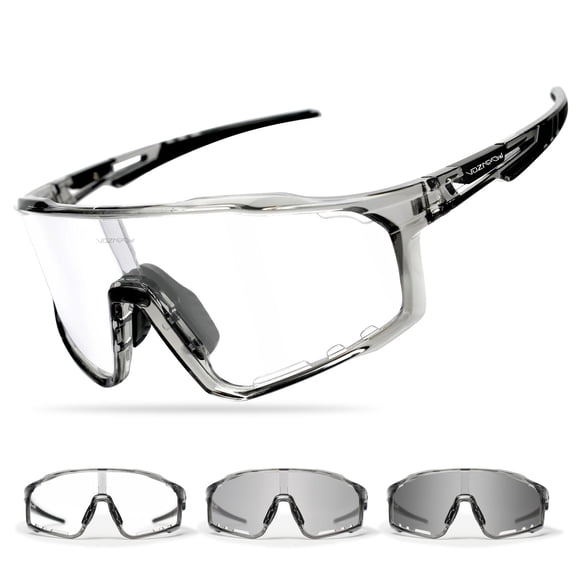 Gafas de Sol Deportivas para Ciclismo VOZAPOW Fotocromáticas UV400 con Montura TR90