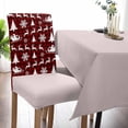 thumbnail image 2 of Chair Covers for Dining Room Set of 6,Christmas Santa Claus Elk Stretch Seat Protector Removable Washable Chairs Slipcovers for Kitchen Banquet Wedding Hotel,Red Black Buffalo Plaid, 2 of 6