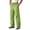 Green, variant on Mens Windproof 3-in-1 Cargo Pants Drawstring Elastic Waist Multi-Pockets Soft Shell Bottoms Fleece Liner Warm Waterproof Trousers