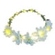 thumbnail image 1 of Diadema de flores para niñas, corona de flores, diadema para cosplay, fiesta temática de viaje Azul, 1 of 9