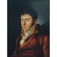 thumbnail image 3 of Philipp Otto Runge 15x18 Black Modern Framed Museum Art Print Titled - The Painter and Writer Friedrich August Von Klinkowstrom (1808), 3 of 5