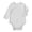 Grey, variant on Baby Kimono Bodysuits Organic Cotton Side Snap for Baby Boys & Girls(Grey,6-12 Months)
