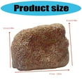 thumbnail image 5 of Weatherproof Resin Camouflage Stone Container Outdoor Hider For Garden Yard Secure Storage Discreet Designs, 5 of 8
