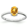 thumbnail image 1 of 925 Sterling Silver Citrine Ring Gemstone, 1 of 10
