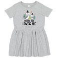 thumbnail image 3 of Inktastic Zebra My Pop-pop Loves Me Girls Toddler Dress, 3 of 5