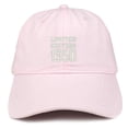 thumbnail image 1 of Trendy Apparel Shop Limited Edition 1950 Embroidered Birthday Gift Brushed Cotton Cap - Black, 1 of 2