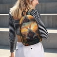thumbnail image 5 of Salouo Flower Meditating Rabbit for Travel Backpack for Men Women,Casual Laptop Backpack Daypack Business Work Bag for Travel、Hiking、Weekend -Small, 5 of 5