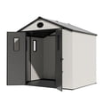 thumbnail image 2 of 8ft×6ft Outdoor Durable Resin Storage Shed, 2 of 12