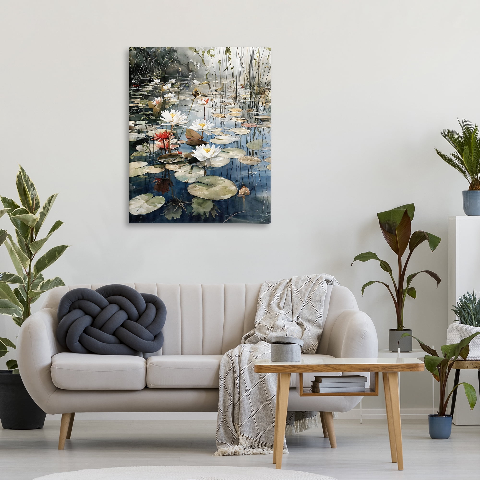 Stupell Industries Lily Wonder Pond Canvas Wall Art, design by Franklyn Gregory