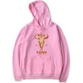 thumbnail image 1 of Watch Kill Tony Merch Hoodie Pockets Drawstring Unisex Hooded Sweatshirt Fashion Clothing,Pink,L, 1 of 2