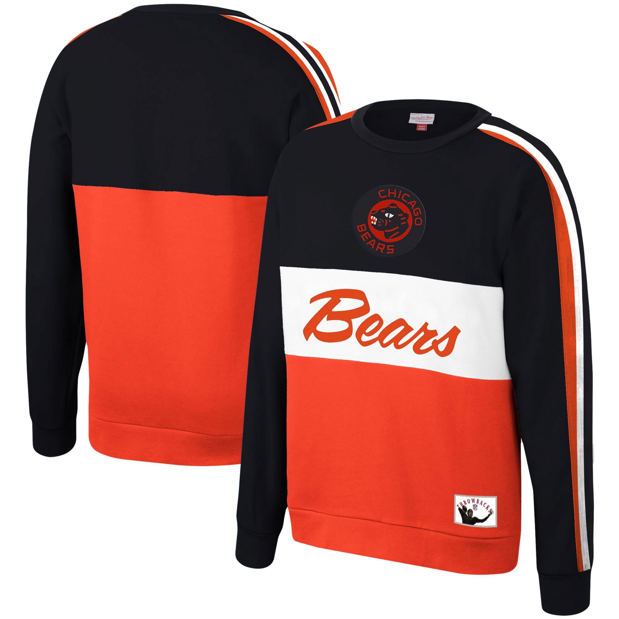 chicago bears fleece sweatshirt