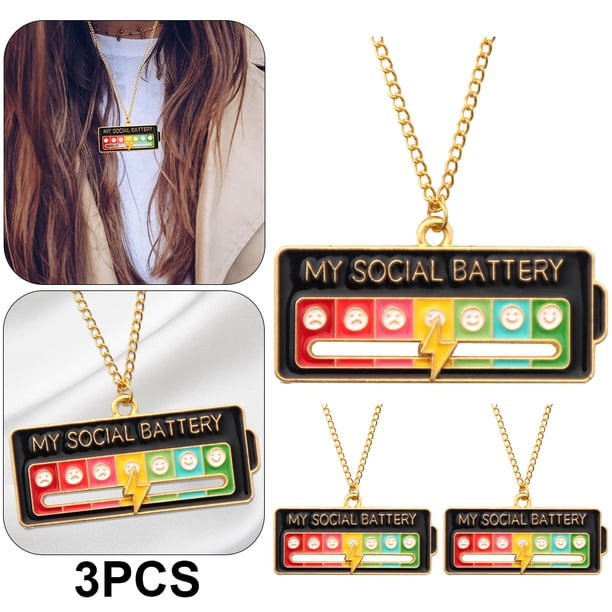 Pin Batería Social Emocional Solapa para Todas Las Ocasiones (collar Poder)