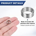 thumbnail image 2 of Uxcell 8Pcs Espaciadores de Acero Inoxidable M8 8mm ID x 10mm OD x 4mm para Tornillos, 2 of 6