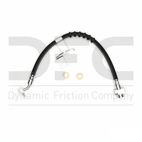 Front Left Dynamic Friction Company Brake Line Hose 350-54088 For 2009-2012 Ford Fusion, 2010-2011 Mercury Milan, 2010-2012 Lincoln MKZ