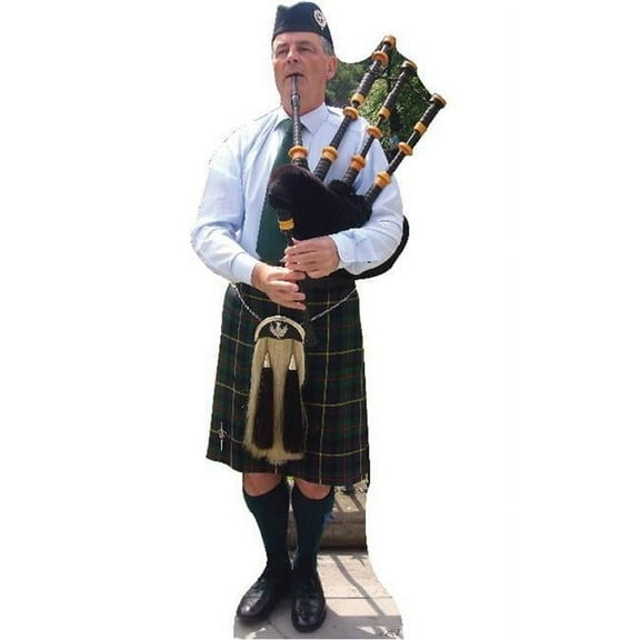 Bagpiper Life-Size Cardboard Stand-Up