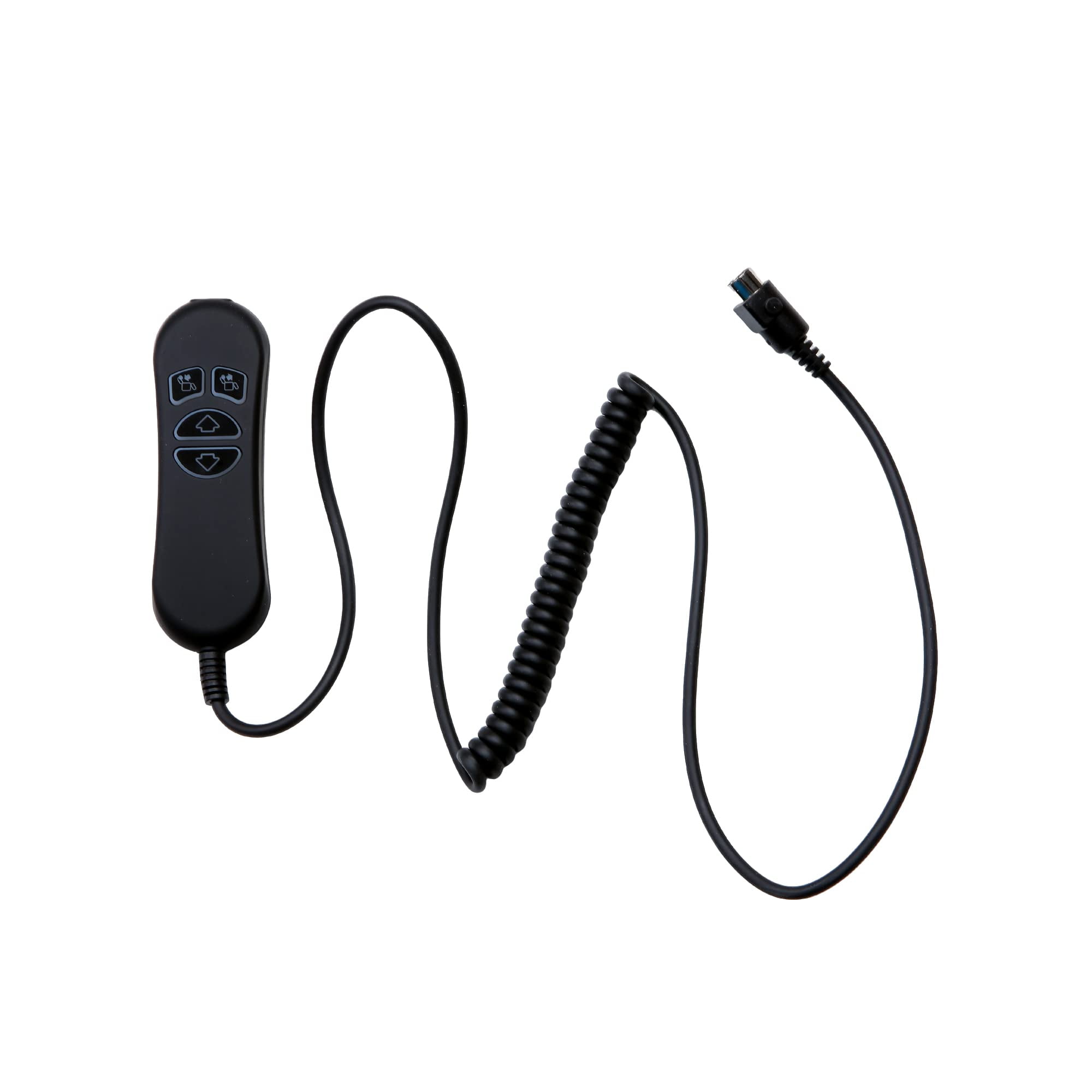 4 Button 5 Pin Prong Hand Control Handset Remote with USB and Backlight for Lift Chairs Electric Sofa Power Recliners