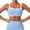 Sky Blue, variant on KHONTS Workout Crops Tanks Tops for Women Scoop Neck U Back Sports Bra Padded Yoga Camisole with Built in Pads Sky Blue XL