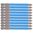 thumbnail image 1 of Greensen Non‑Slip Screwdriver Bit,Cross Screwdriver Bit,10Pcs Screwdriver Bits 90mm PH2 Non‑Slip Magnetic Electric Drill Bits Accessory, 1 of 8