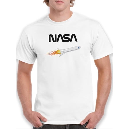 NASA Nasa Rocket Traveling T-Shirt Men -NASA Designs Male Medium