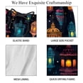 thumbnail image 4 of luoweisi Men's Beach Shorts Quick Dry Swim Trunks with Mesh Lining Retro Lantern 2XL, 4 of 5
