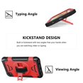 thumbnail image 2 of Shockproof Case for Samsung Galaxy Tab A9 8.7" SM-X110 X116 X118, Military Grade Protection Rotating Stand Hand Strap Shoulder Strap Kids Friendly Bumper Rugged Case for Galaxy Tab A9,Red, 2 of 8