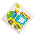 thumbnail image 3 of Children 3D Assemble Toy Kids Educational Intelligence Wooden Cartoon Design Assemble Toy Plane Train, 3 of 9