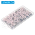 thumbnail image 3 of Uxcell Miniature Static Flower Cluster Grass Tuft Model, Pink 1 Set/28Pcs, 3 of 6