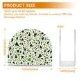thumbnail image 4 of Yayeee Napkin Holder for Table Kitchen Paper Tissue Organization, Green Triangles Pattern, 4 of 8