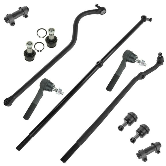 TRQ Ball Joint Drag Link Tie Rod Steering Kit Set of 11 for 00-02 Ram 2500 3500 PSA58786 Fits select: 2000-2002 DODGE RAM 2500, 2000-2002 DODGE RAM 3500