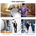 thumbnail image 5 of K&F Concept 5-in-1 Light Reflector with Grip 43"(110cm) Photography Diffuser Collapsible Portable for Studio and Outdoor Lighting, Made of Fabric, 5 of 7