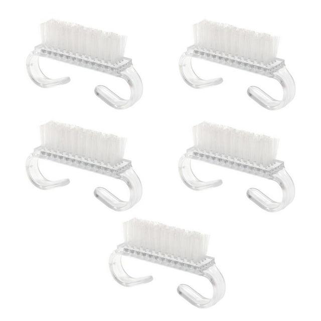 5Pcs Handle Nail Brushes Cleaner Scrubbing Multipurpose Clean Brush Clear