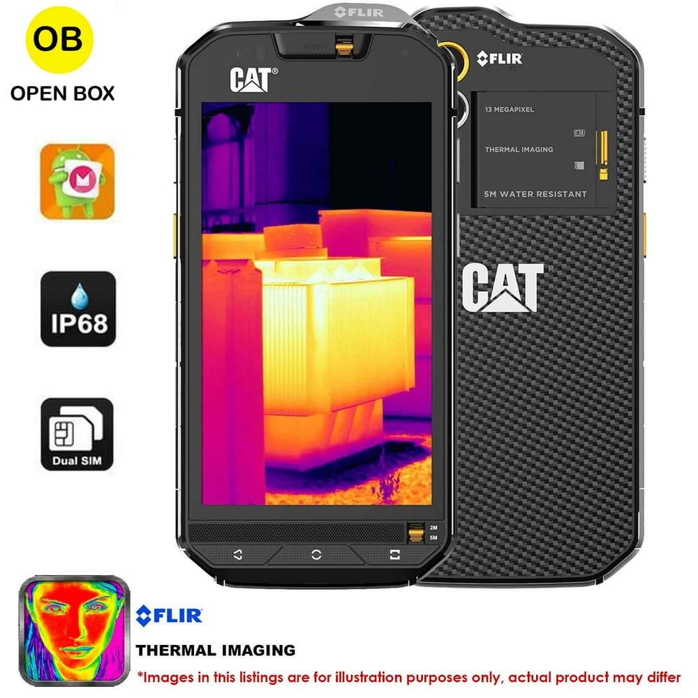 OB Caterpillar CAT 32GB S60 Dual SIM GSM Factory Unlocked 4.7" aSi