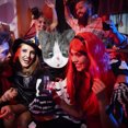 thumbnail image 4 of Máscara de Animal lindo gato peludo máscara esponjosa máscara de gato de Halloween accesorio máscara de Cosplay, 4 of 6