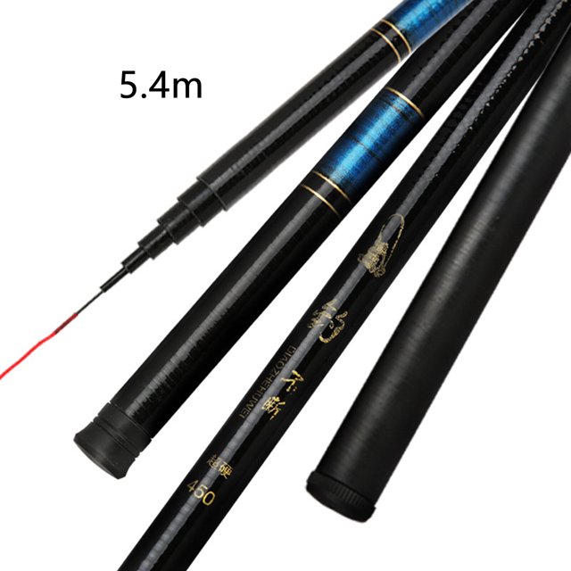 Hard Tone Fishing Stream Rod with Rotating Rod Tip Design for River Pond Fishing Using