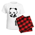 thumbnail image 5 of CafePress - Kawaii Panda Women's Light Pajamas - Women's Short Sleeve Print T-Shirt and Pants Light Cotton Pajama Set, 5 of 7