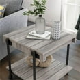thumbnail image 5 of Bowery Hill Wood Natural 3-Piece Coffee Table Set with Wheels, 5 of 20