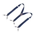 thumbnail image 4 of USHOBE 6 Elastic Clips Trousers Braces For Men Comfortable Suspender For Stylish Look For Jeans And Shorts Navy, 4 of 8