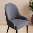 thumbnail image 6 of TISHITA Chair Cover Chair Protector Protective Portable Dining Chair Slipcover Wingback Side Chair Slipcover for Office Home Bedroom Light gray, 6 of 8