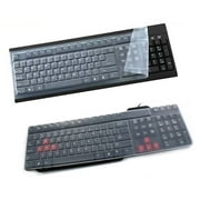 Visland Keyboard Cover , Universal Silicone Desktop Computer Keyboard