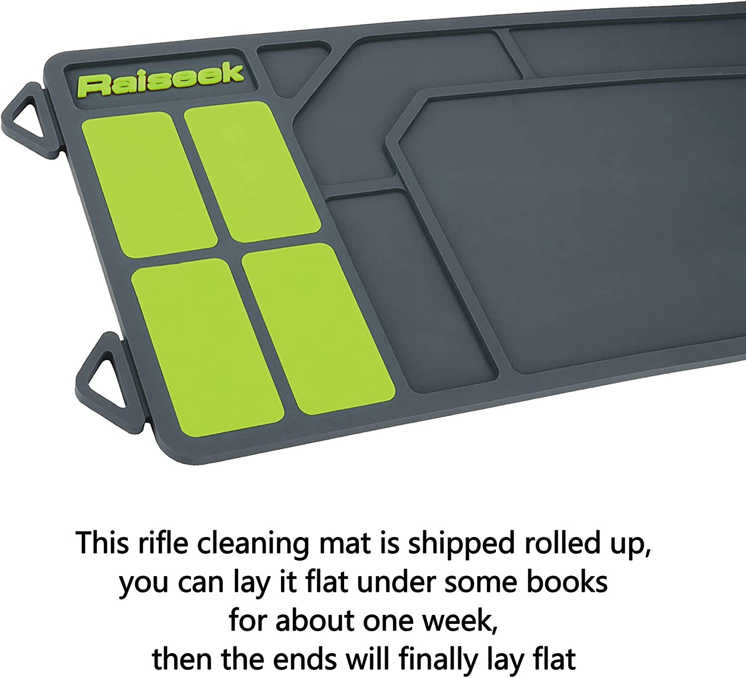 Cleaning Mat, Anti-Slip Magnetic Gun safe Maintenance Mat, Rubberized Repair Mat 36" x 10"