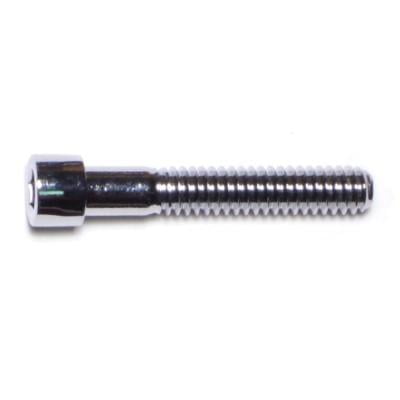 

1/4 -20 x 1-1/2 Chrome Grade 8 Smooth Socket Cap Screws SCSSS8-058 (10 pcs.)