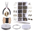 thumbnail image 2 of Suministros de fabricación de joyas de bricolaje Kit de aros para pendientes con herramientas de joyería de oro Antibrass Sunnimix Hallazgos de fabricación de joyas de bricolaje, 2 of 7