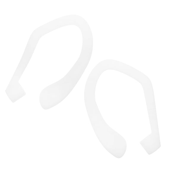 MLINS 1 Pair Ear Hooks Replacement Adjustable Silicone Anti Slip over Ear Clips Sports Grip for Running Gym Jogging Cycling