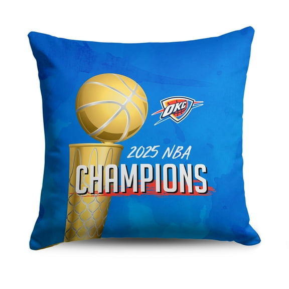 The Northwest Group Oklahoma City Thunder 2025 NBA Finals Champions 18" x 18" Throw Pillow