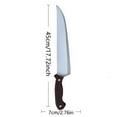 thumbnail image 3 of Halloween Latex Prop Knife, Realistic Fake Weapon Costume Accessory, Flexible Soft Stage Performance Tool for Cosplay Party Dress-Up Role Play, 3 of 3