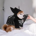 thumbnail image 5 of Minkissy 1 Set Comfortable Dog Costume in Black Polyester with Bat Shape for  Festivities, 5 of 5